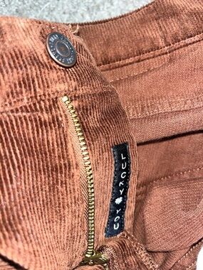 Corduroy Lucky Brand Low Rise Pants